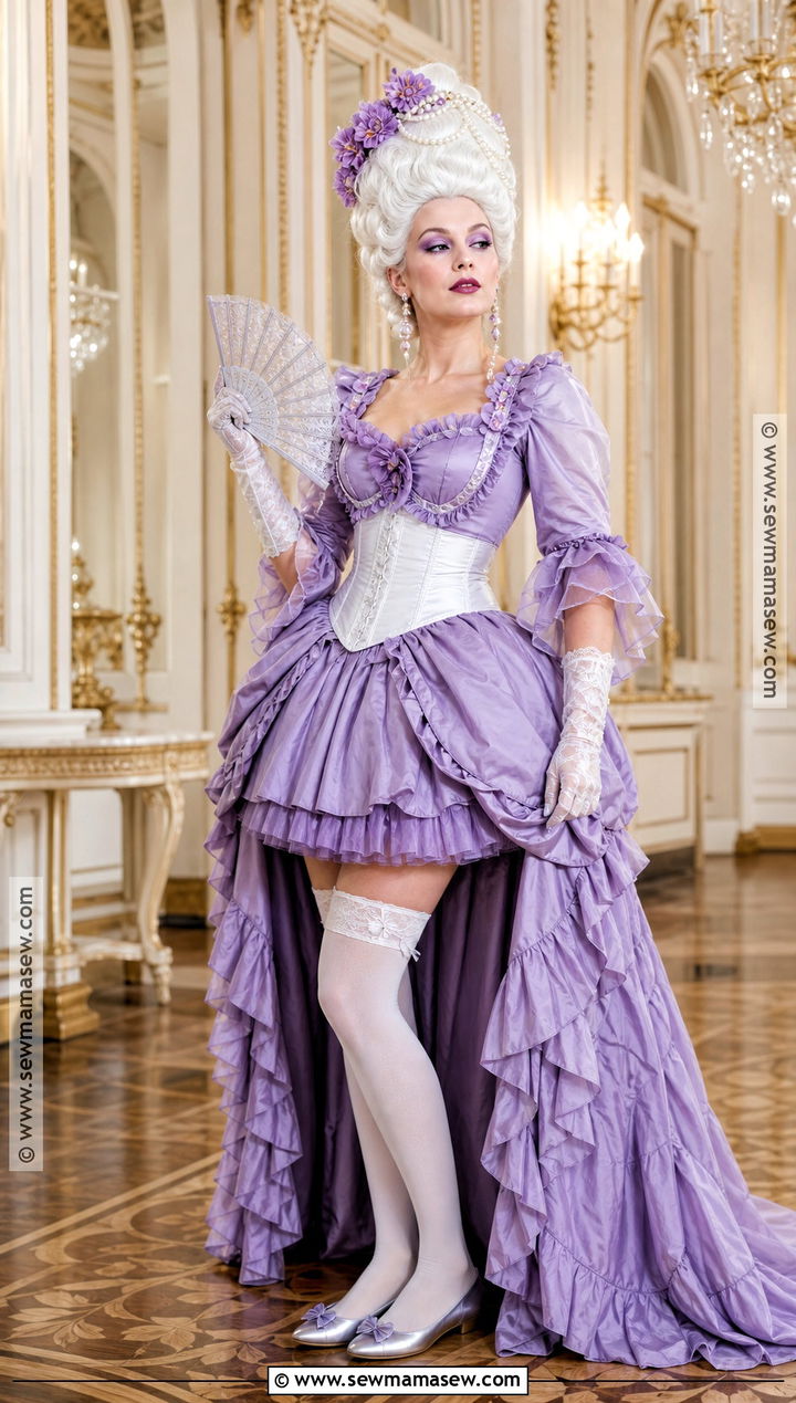 Lavender Marie Antoinette Costume - 35 marie antoinette costume halloween ideas
