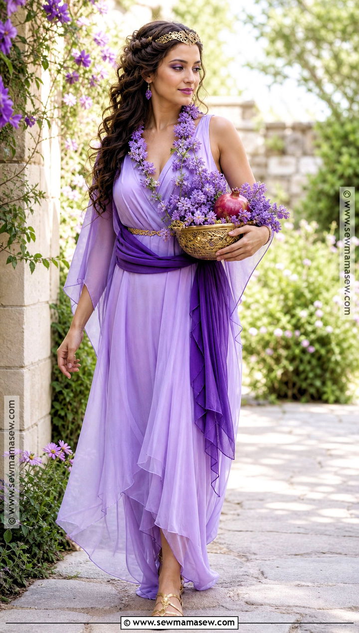 Lavender Persephone Costume - 40 Persephone Costume Ideas
