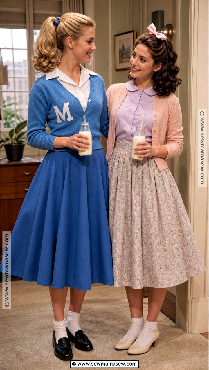Laverne And Shirley Duo Costume - 40 70s costume ideas