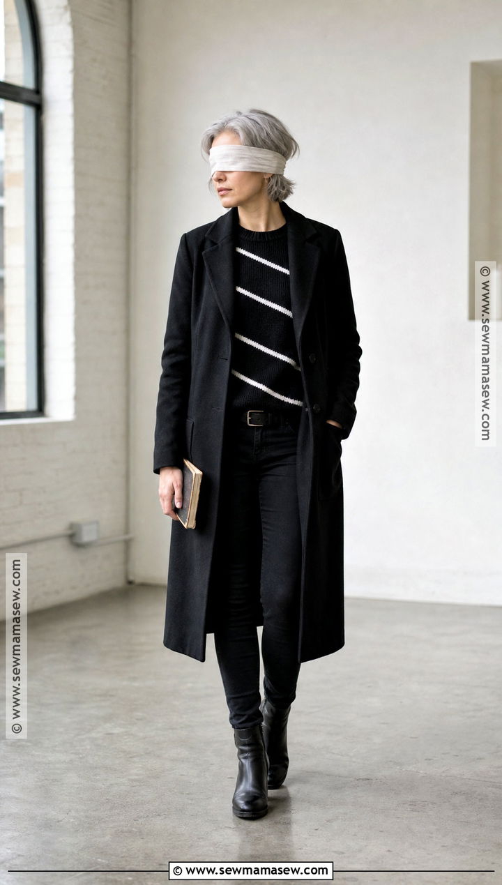 Lazarus Black Striped Costume - 30 david bowie costume ideas for women