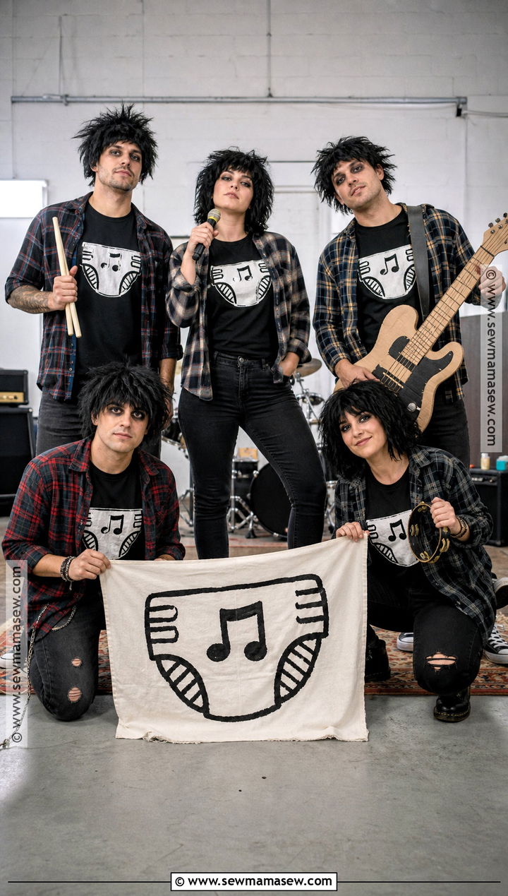 Lded Diper Band Group Costume - 35 diary of a wimpy kid costume ideas