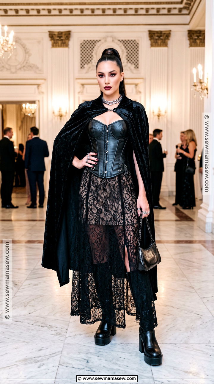 Leather And Lace Vampire Ball Outfit - 30 vampire ball outfit ideas