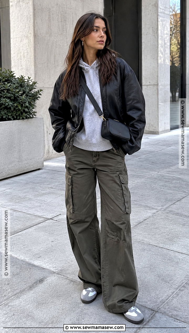 Leather Bomber Jacket Streetwear Outfit - 15 Fall 2026 Streetwear Ideas