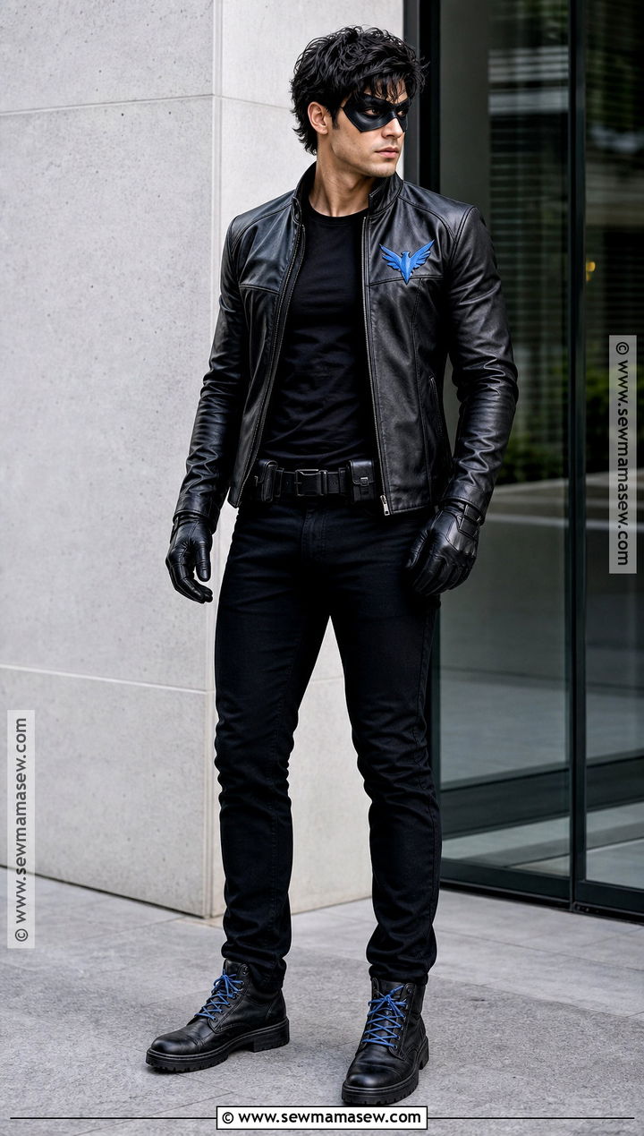 Leather Jacket Nightwing Costume - 35 night wing costume ideas