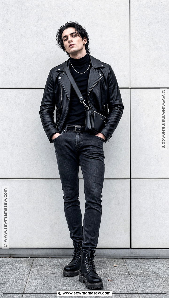 Leather Jacket Vampire Outfit - 30 modern vampire outfit ideas for men