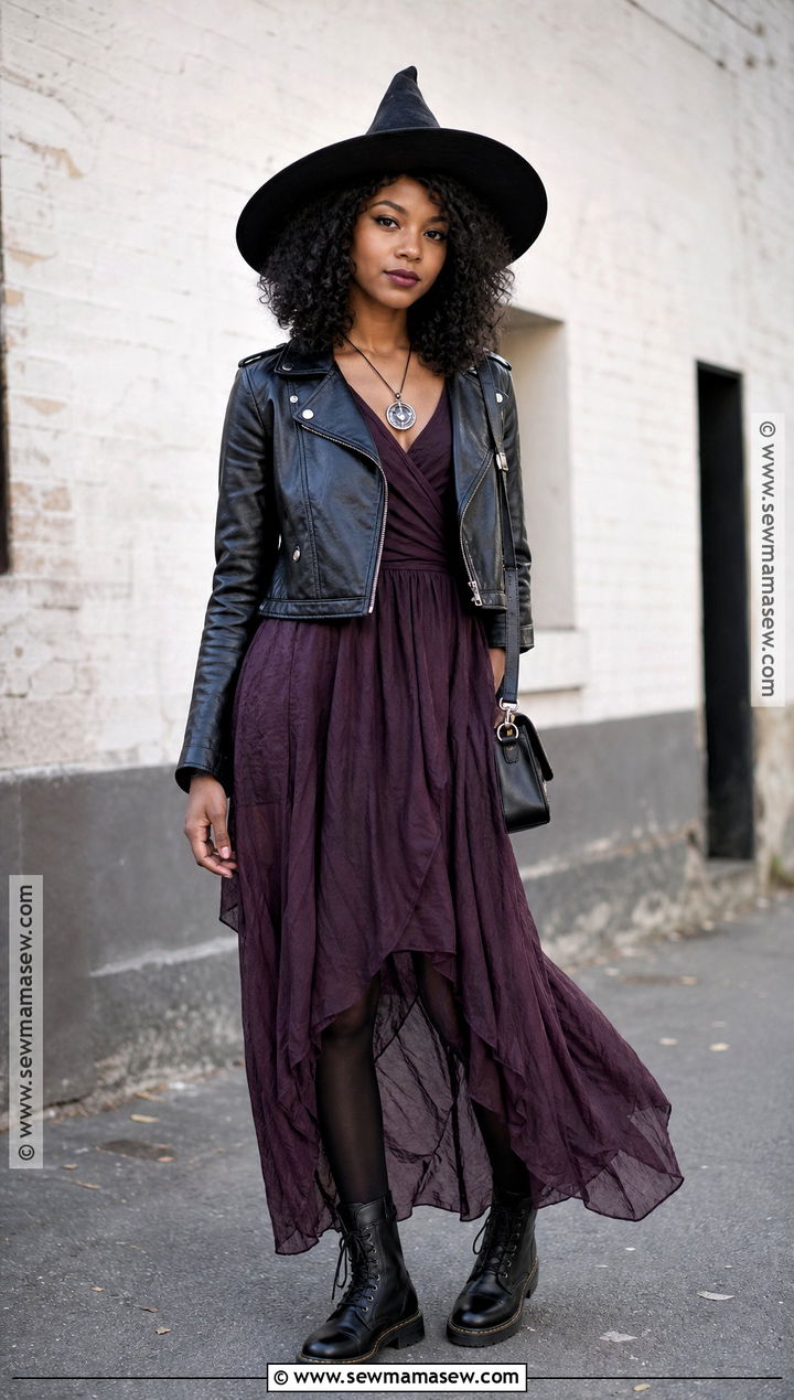 Leather Jacket Witch Outfit - 40 modern witch outfit ideas