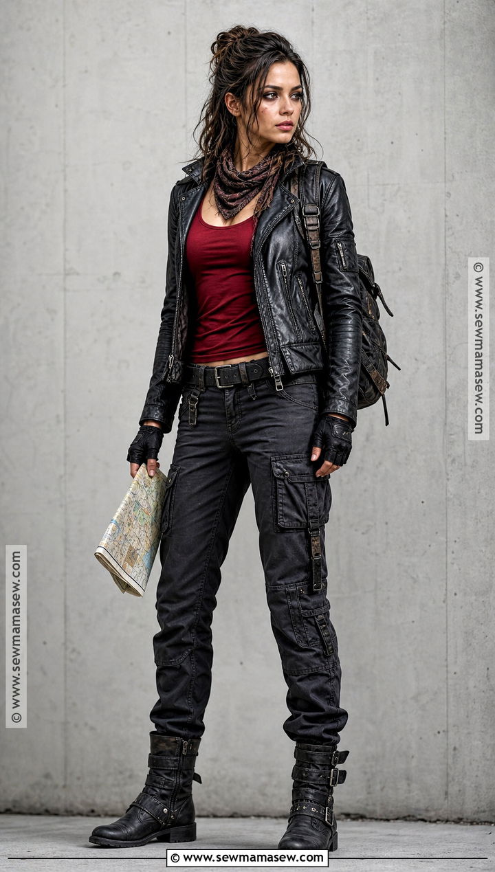 Leather Jacket Zombie Apocalypse Outfit - 35 zombie apocalypse outfits for women