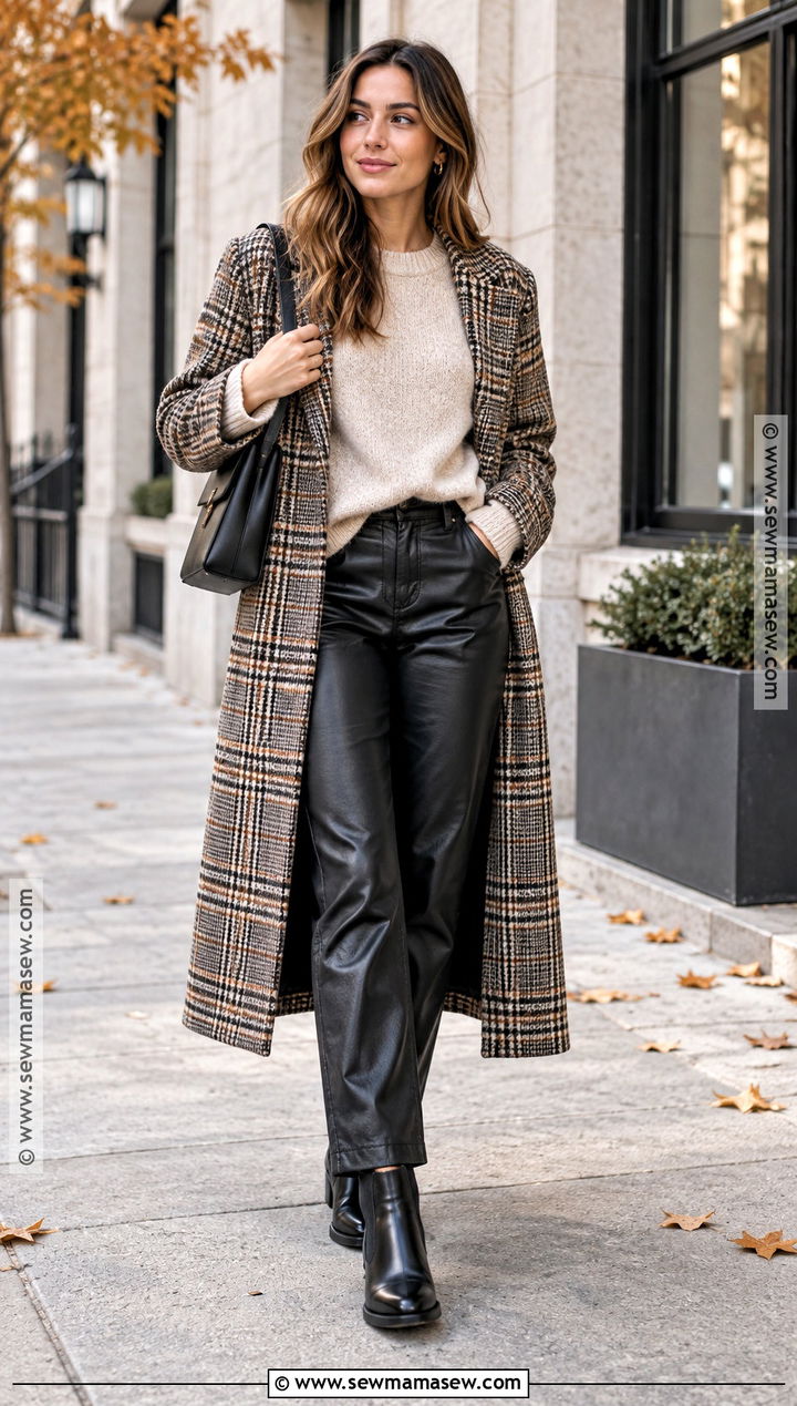 Leather Pants And Chelsea Boots - 20 Chelsea Boots Outfit Women Fall
