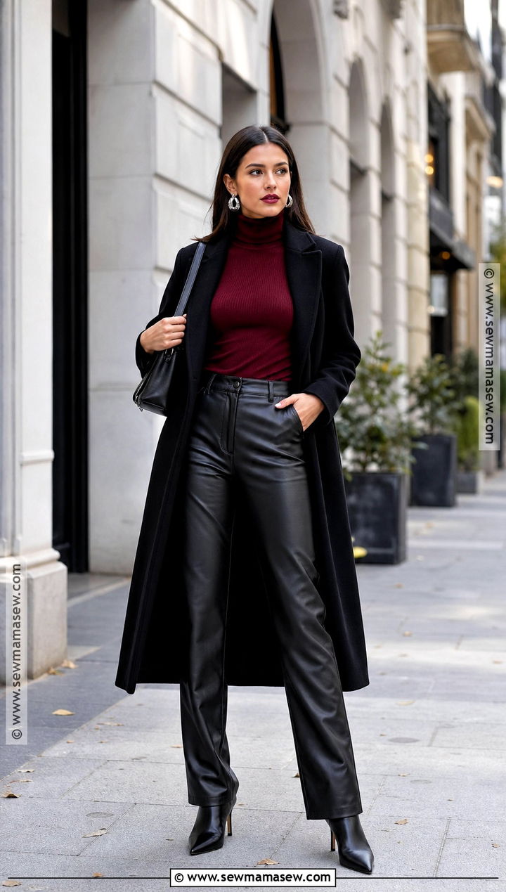 Leather Pants Vampire Aesthetic Outfit - 30 vampire aesthetic outfit ideas for women