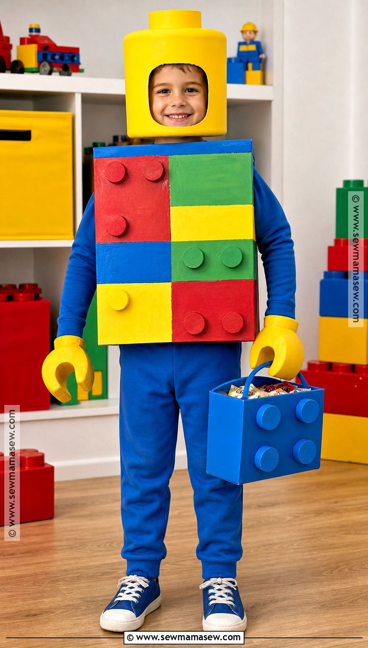 Lego Minifigure Costume - 45 boy halloween costumes
