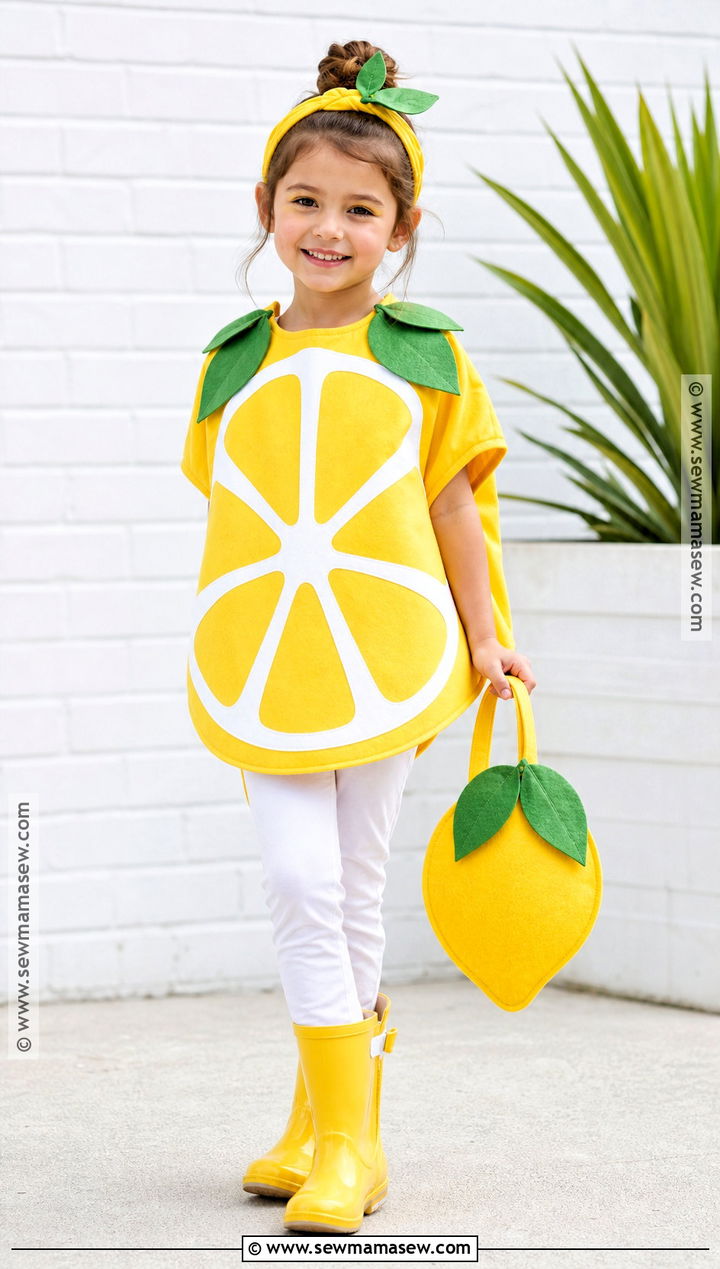 Lemon Costume For Kids - 30 fruit costumes for kids