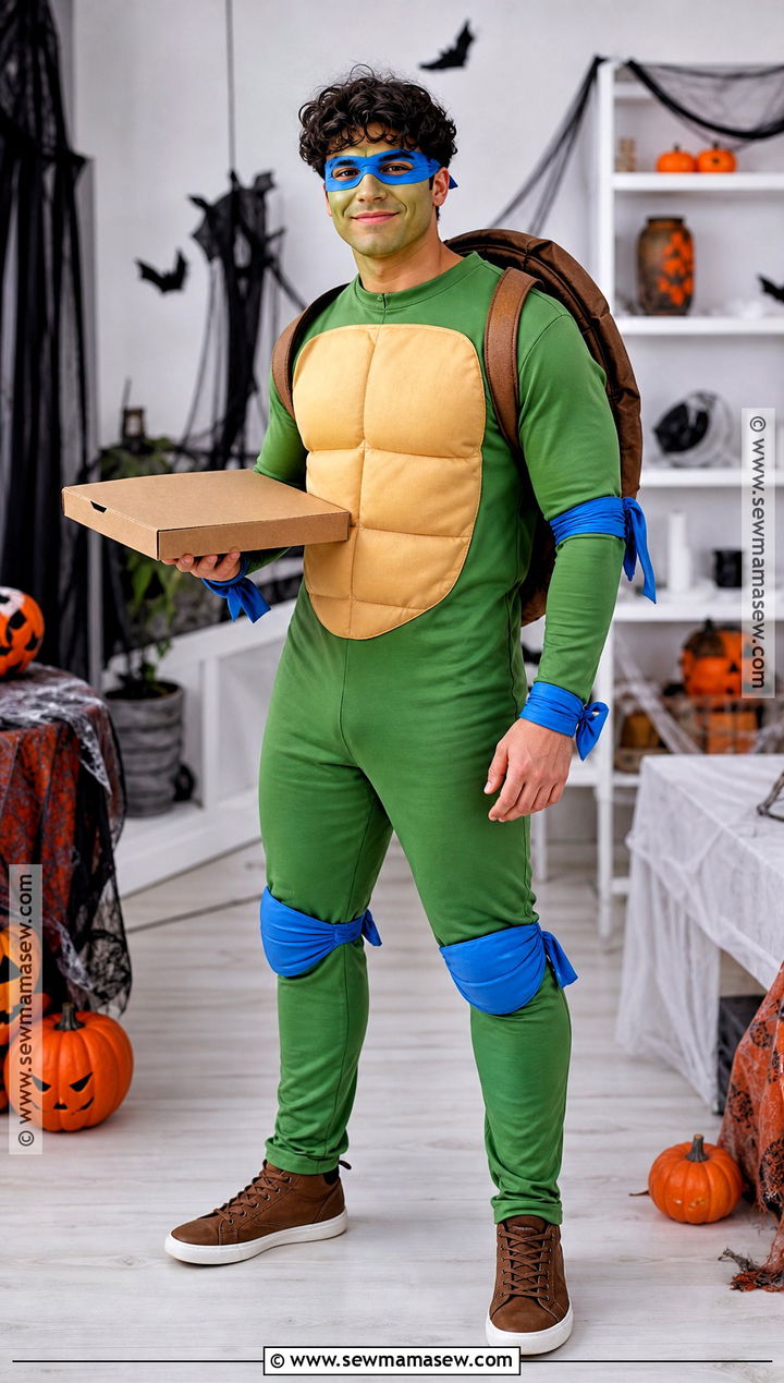 Leonardo Ninja Turtle Costume - 30 ninja turtles halloween costumes