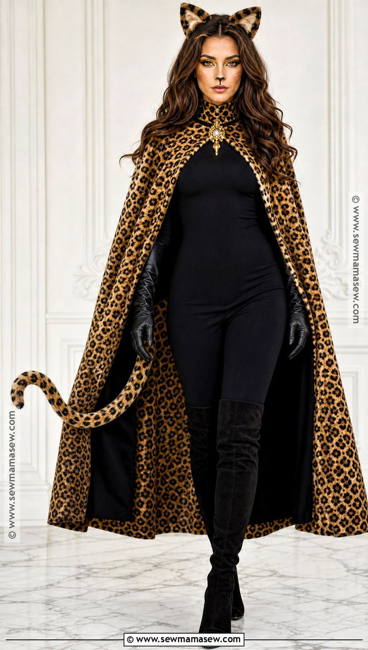 Leopard Cape Costume - 35 Leopard Costume Ideas for Women