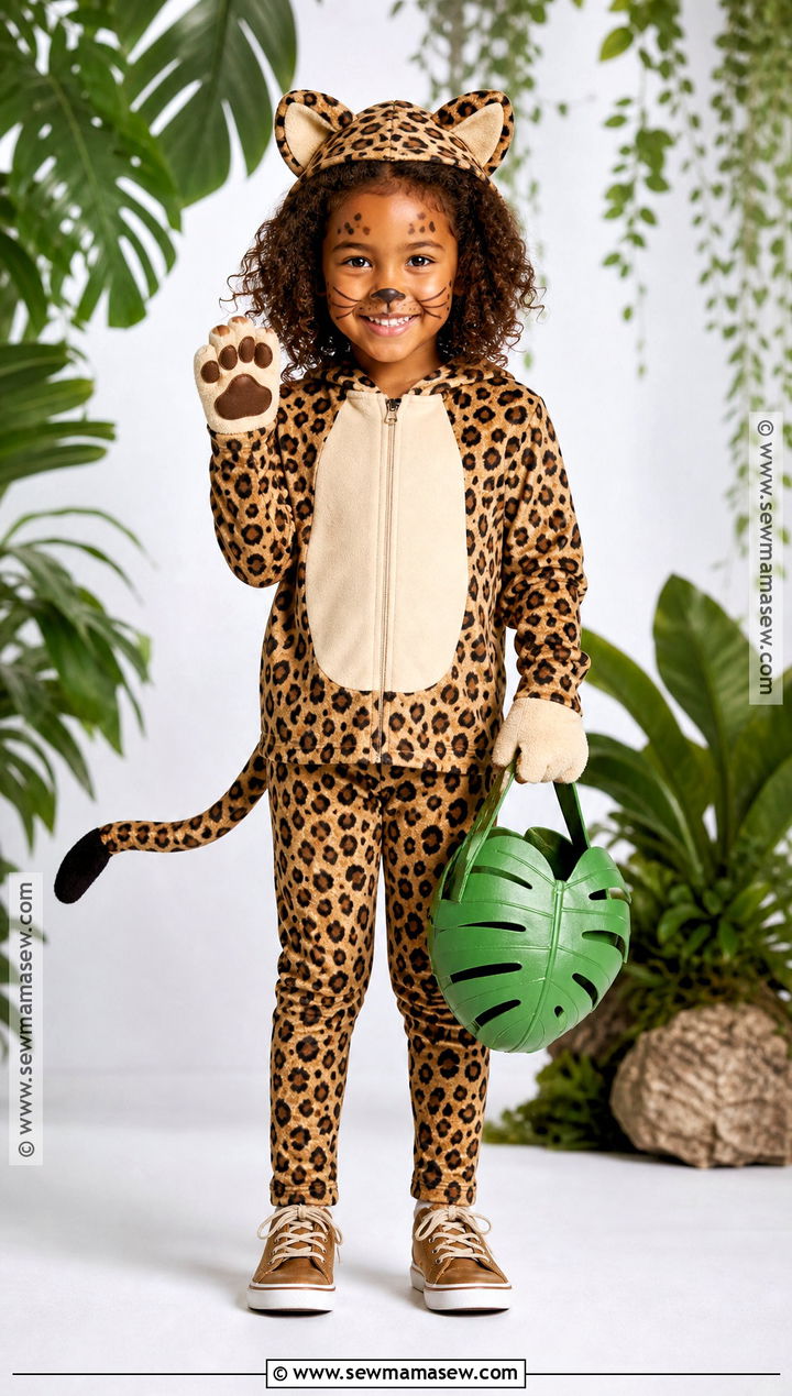 Leopard Cat Costume - 30 cat costume ideas for kids