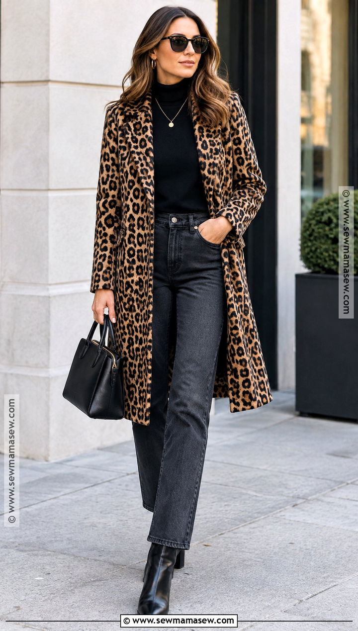 Leopard Coat And Jeans Fall Outfit - 20 fall style ideas 2026