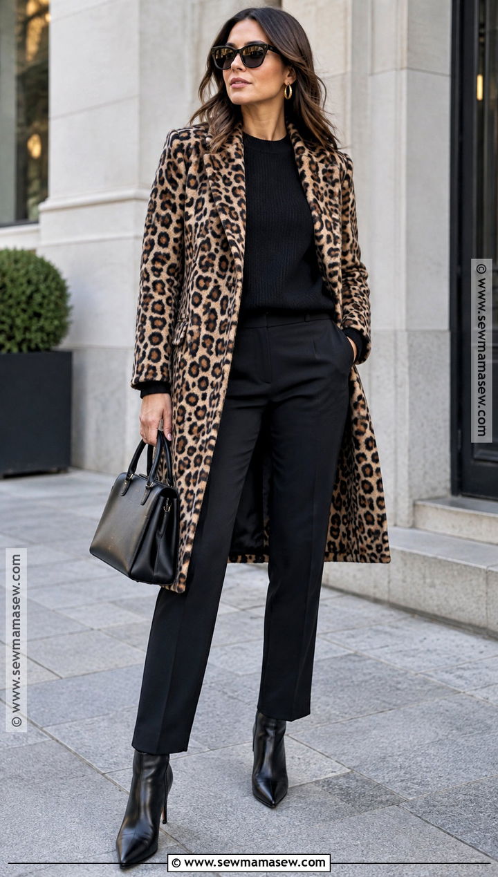 Leopard Coat Autumn Outfit - 15 Style Autumn Ideas 2026