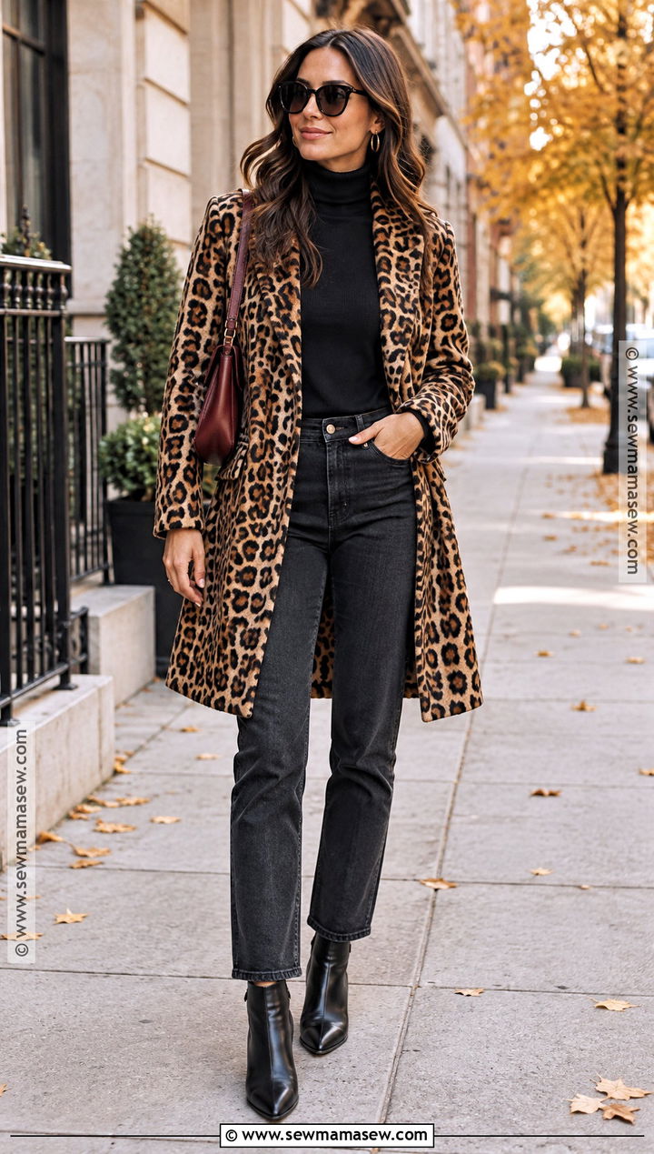 Leopard Coat Fall Outfit - 15 fall fits 2026 trends