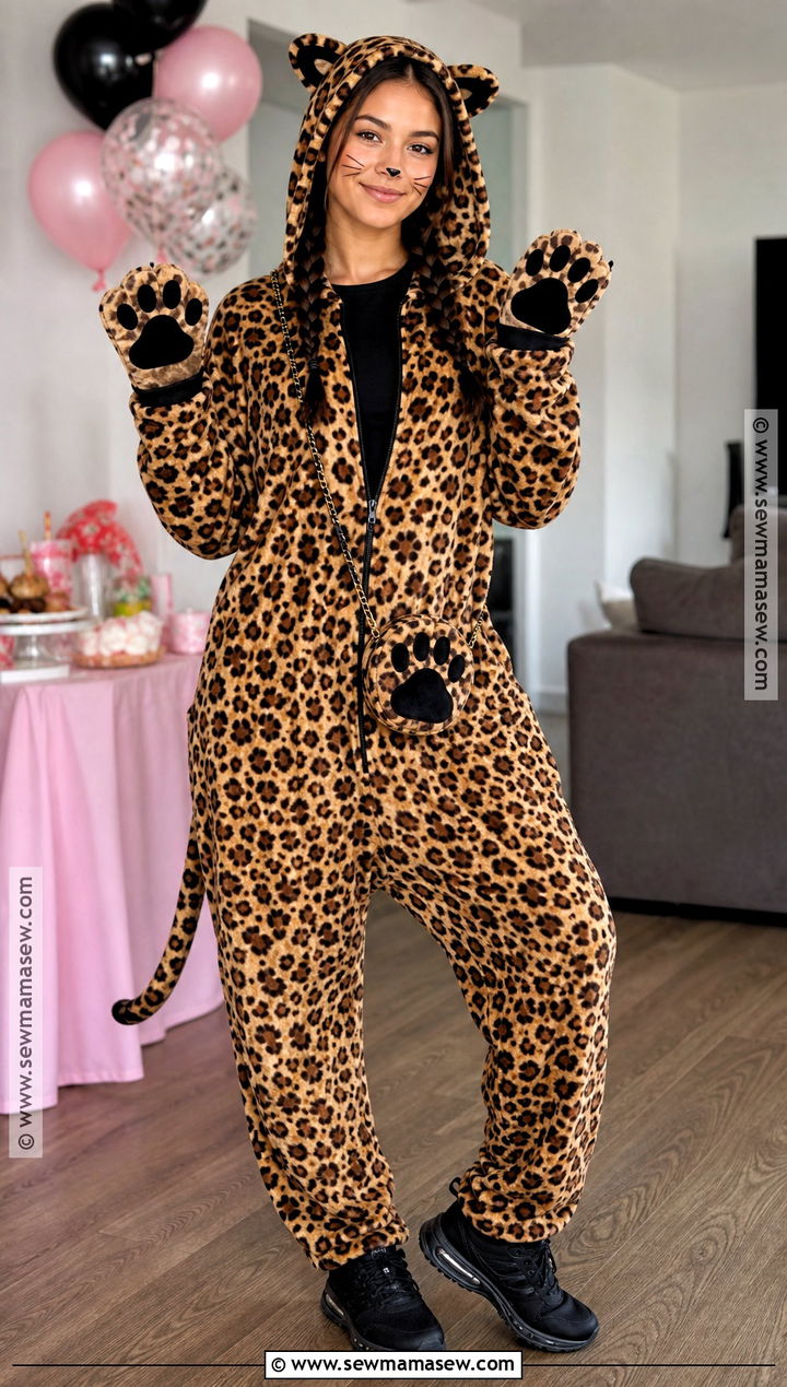 Leopard Onesie Costume - 35 Leopard Costume Ideas for Women