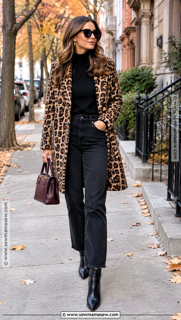 Leopard Print Coat Outfit - 20 2026 Fall Winter Fashion Trends