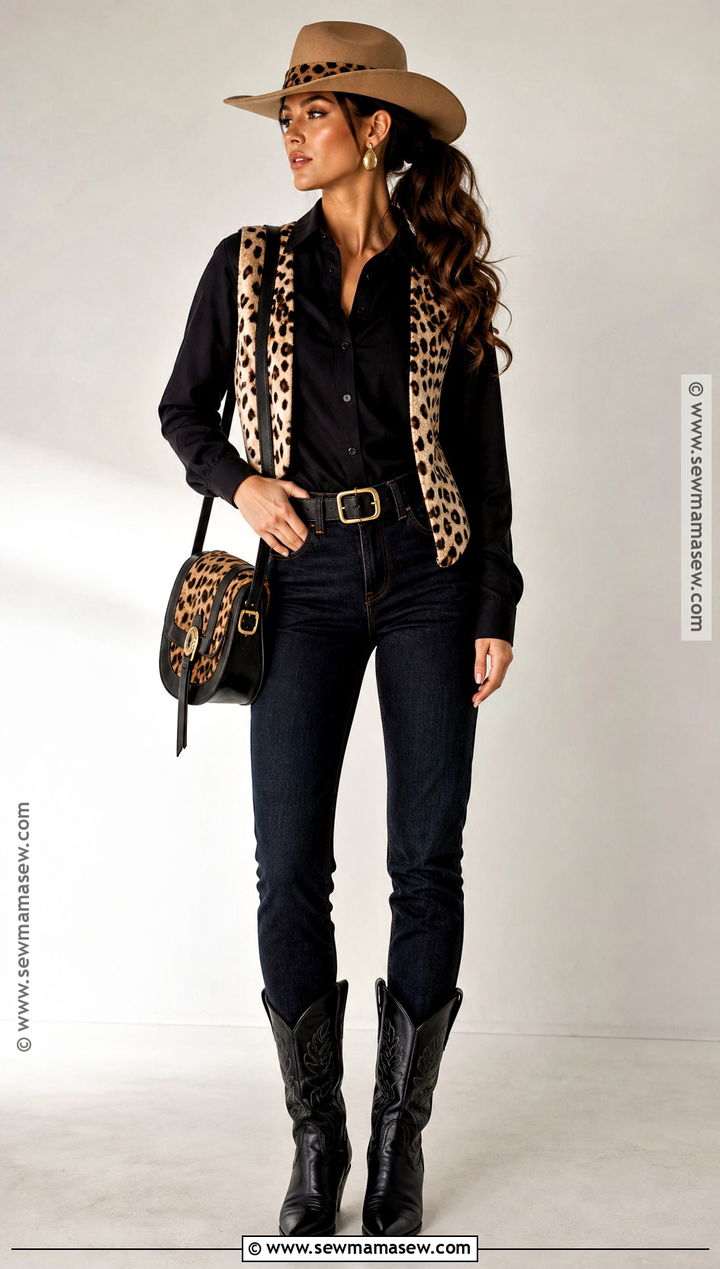 Leopard Print Cowgirl Costume - 50 cowgirl costume ideas