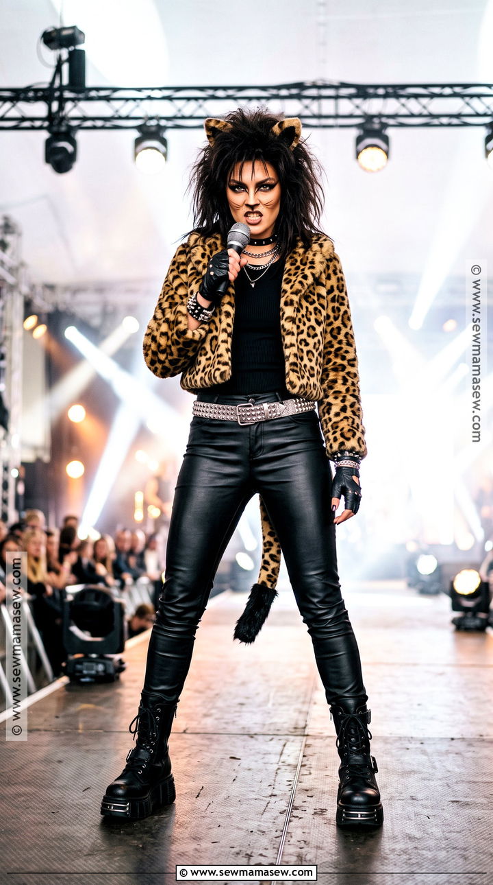 Leopard Rock Star Costume - 35 Leopard Costume Ideas for Women
