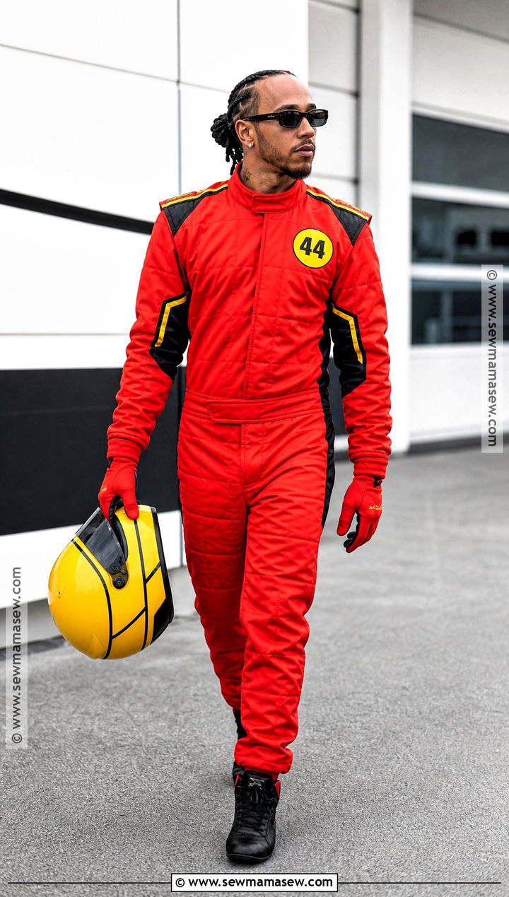 Lewis Hamilton Ferrari Driver Costume - 30 F1 Driver Halloween Costume Ideas