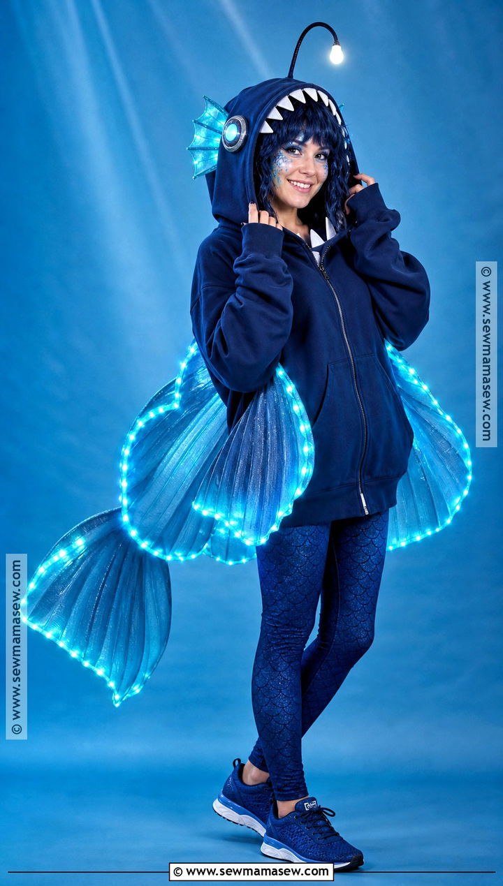 Light Up Anglerfish Costume - 30 light up costumes