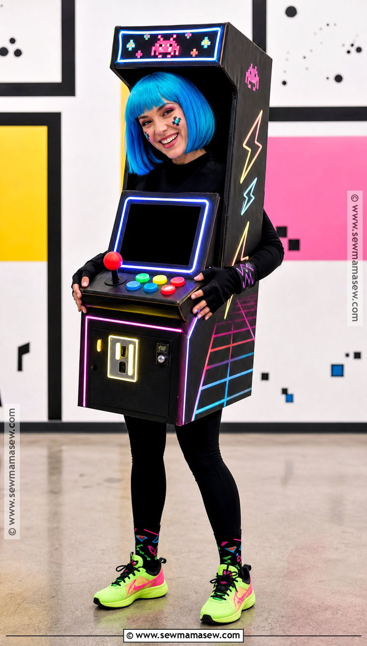 Light Up Arcade Machine Costume - 30 light up costumes