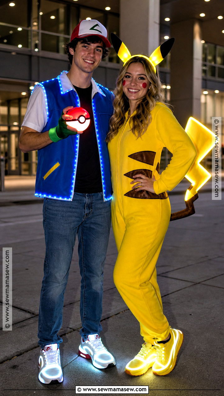 Light Up Ash And Pikachu Costume - 30 ash and pikachu costume ideas