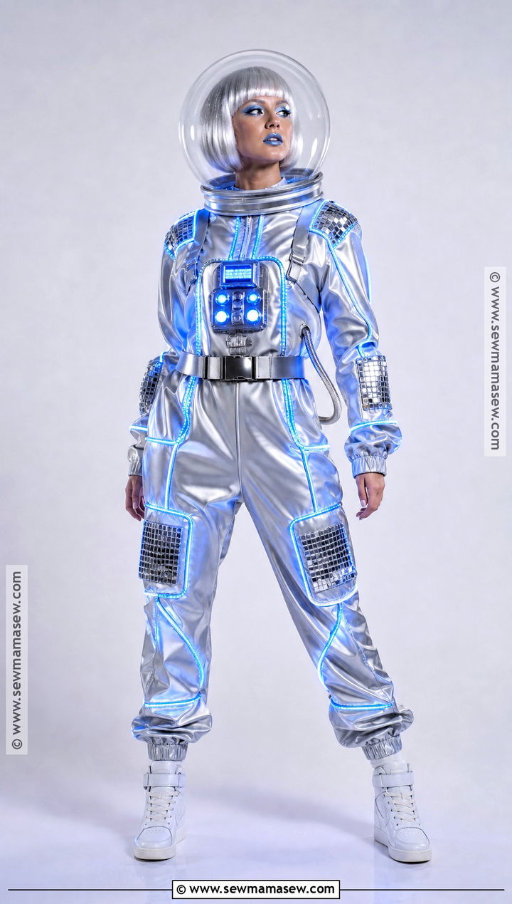 Light Up Astronaut Costume - 30 light up costumes
