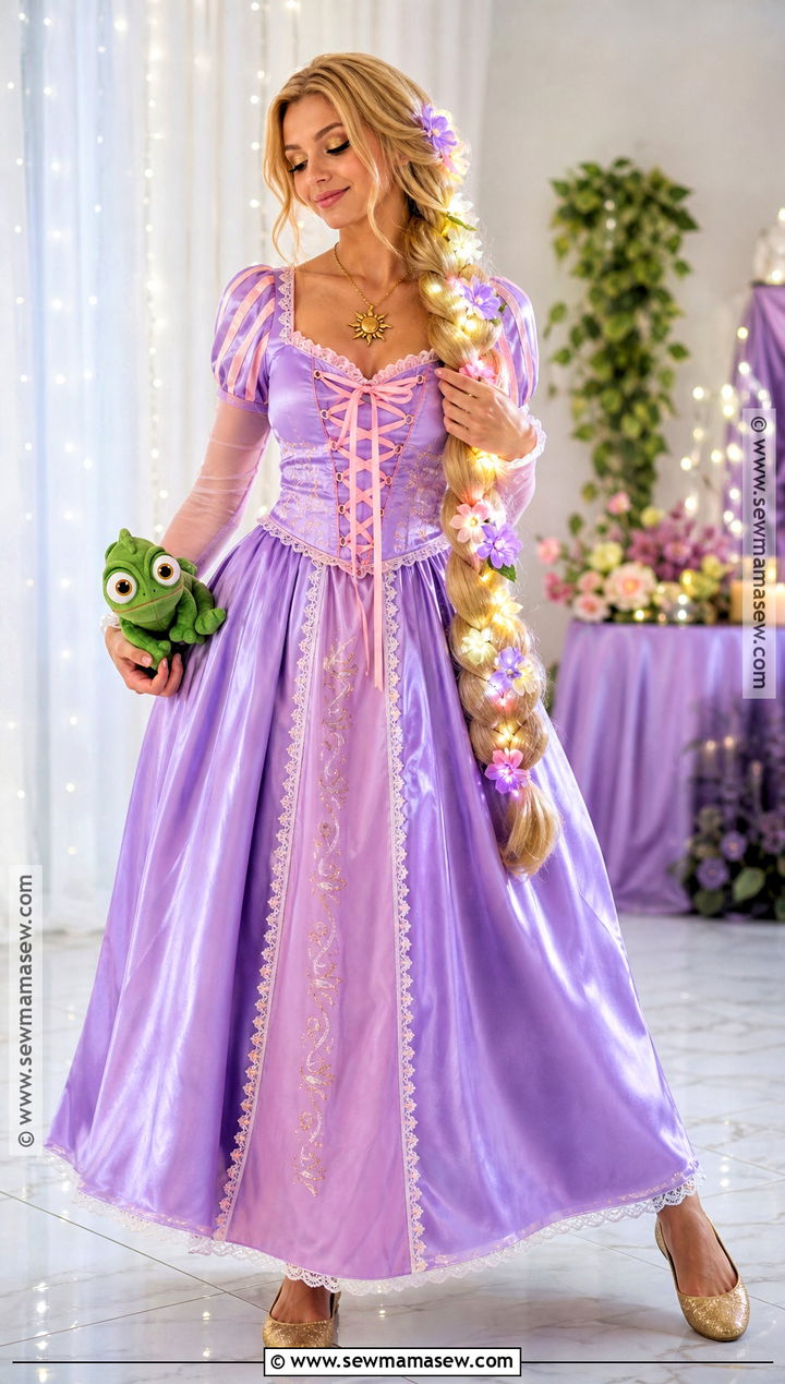 Light Up Braid Rapunzel Costume - 30 tangled rapunzel costume ideas
