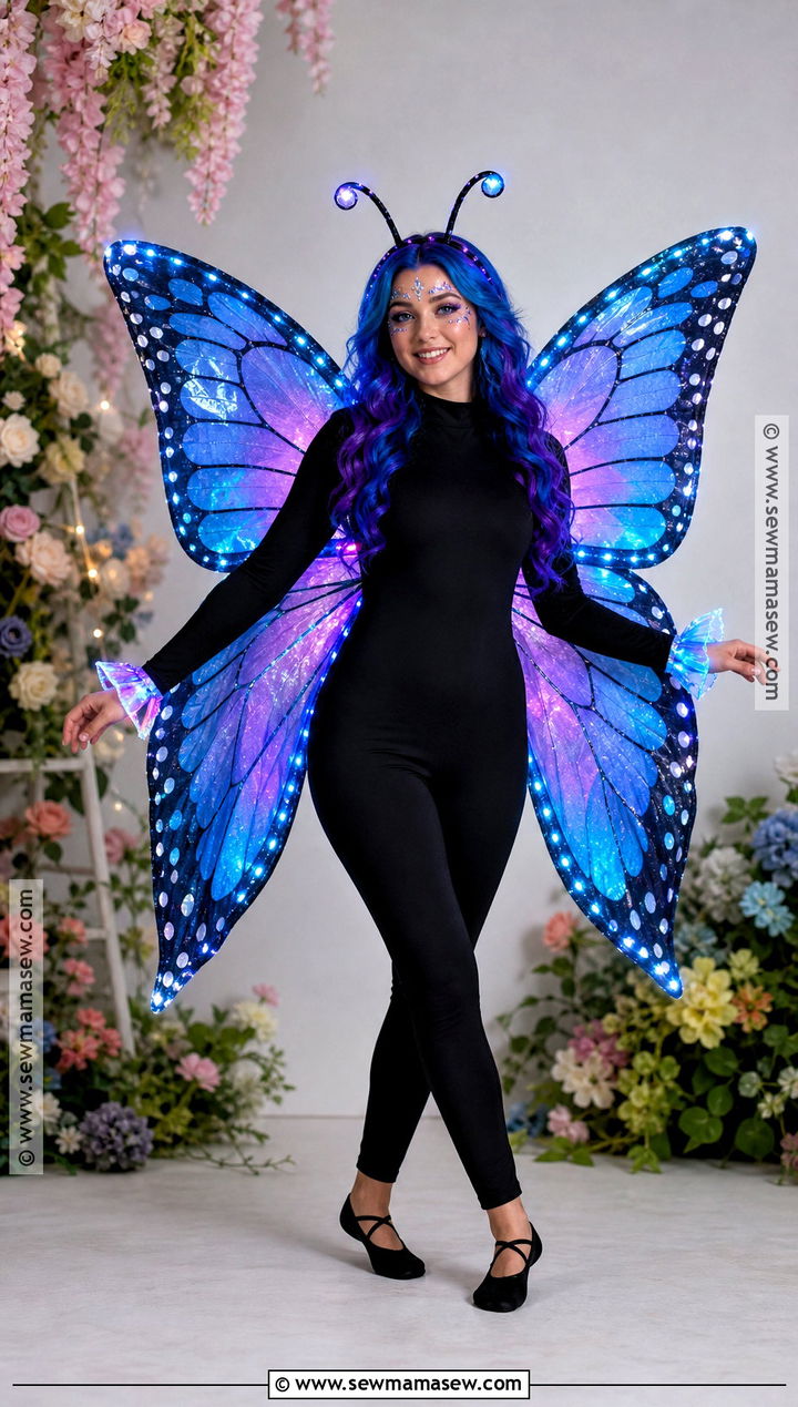 Light Up Butterfly Costume - 30 light up costumes
