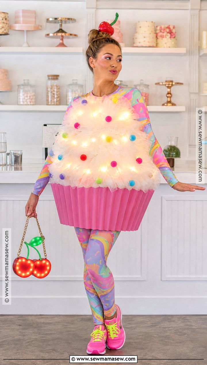 Light Up Cupcake Costume - 30 light up costumes