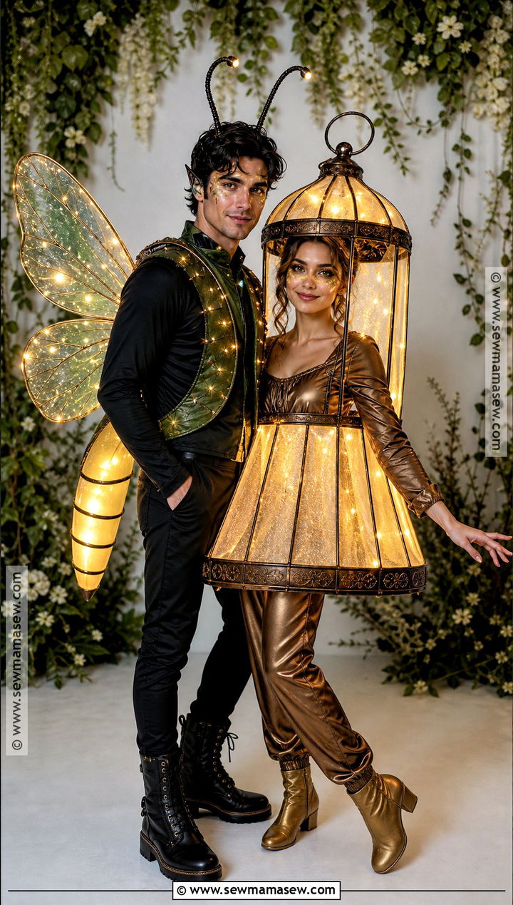 Light Up Firefly And Lantern Couple Costume - 30 light up costumes