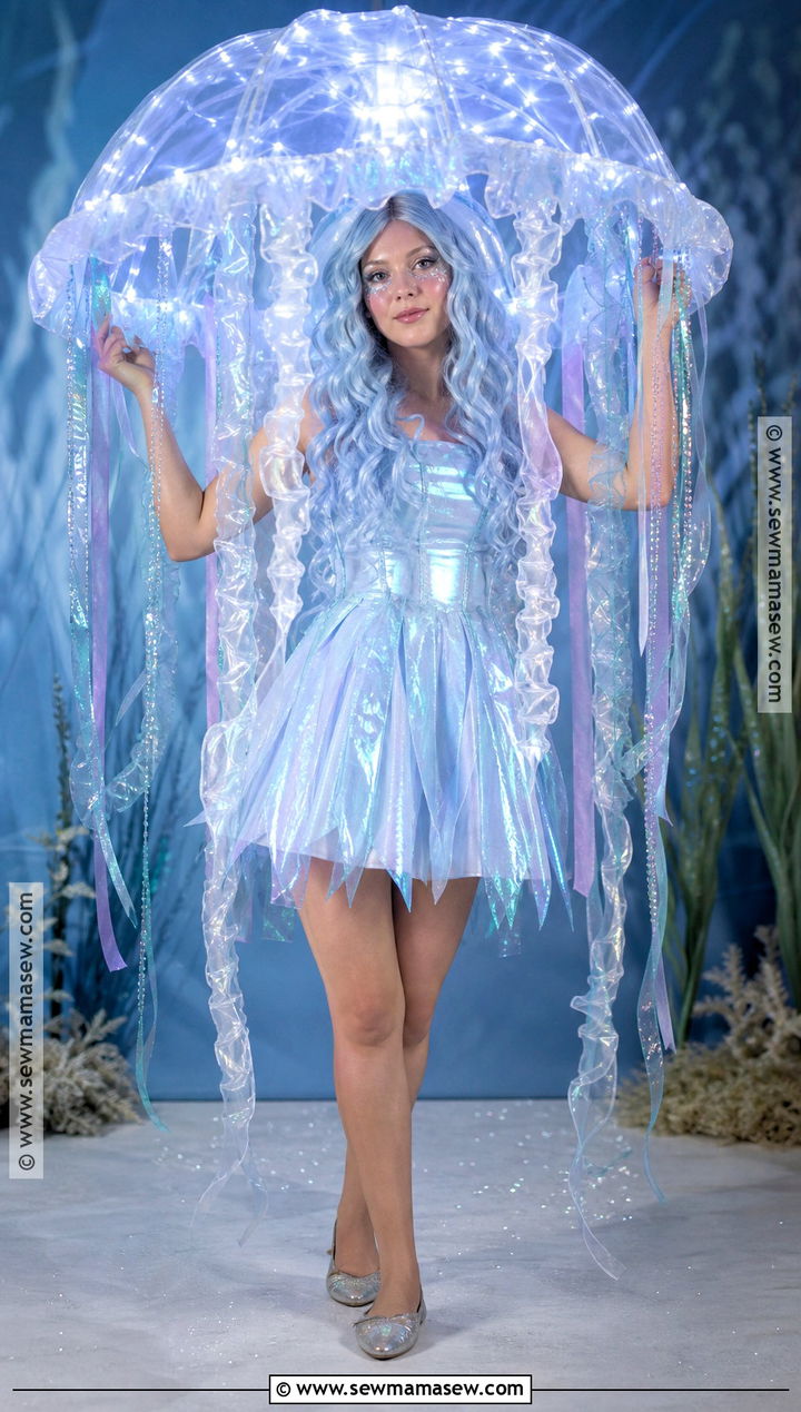 Light Up Jellyfish Costume - 30 light up costumes