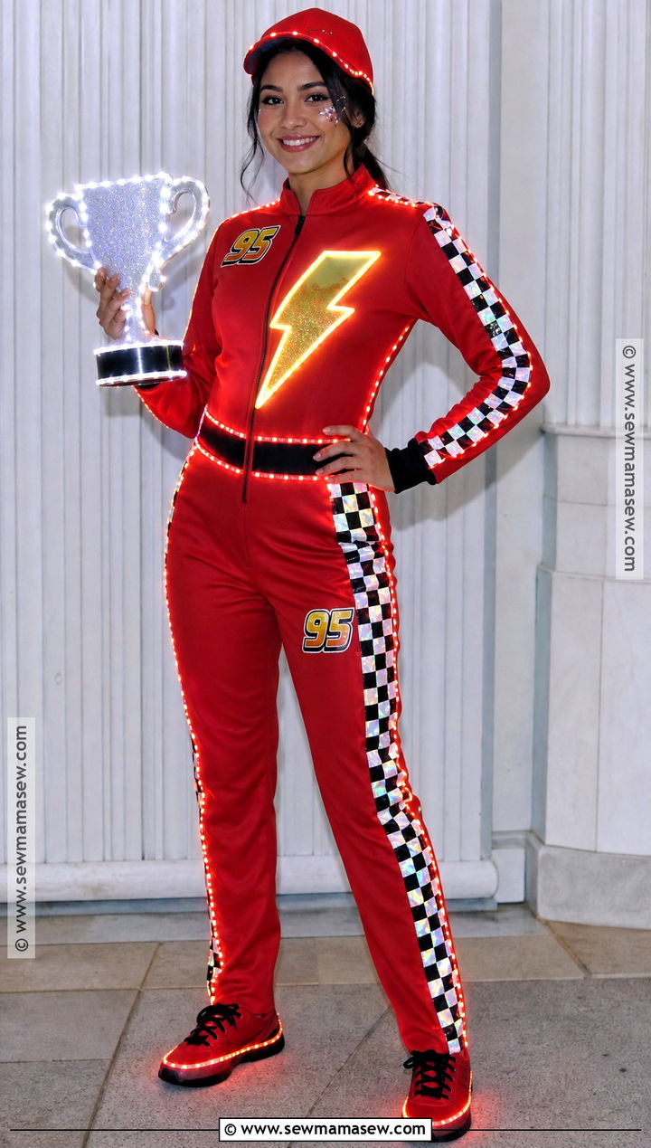 Light Up Lightning McQueen Costume - 45 lightning mcqueen costume ideas