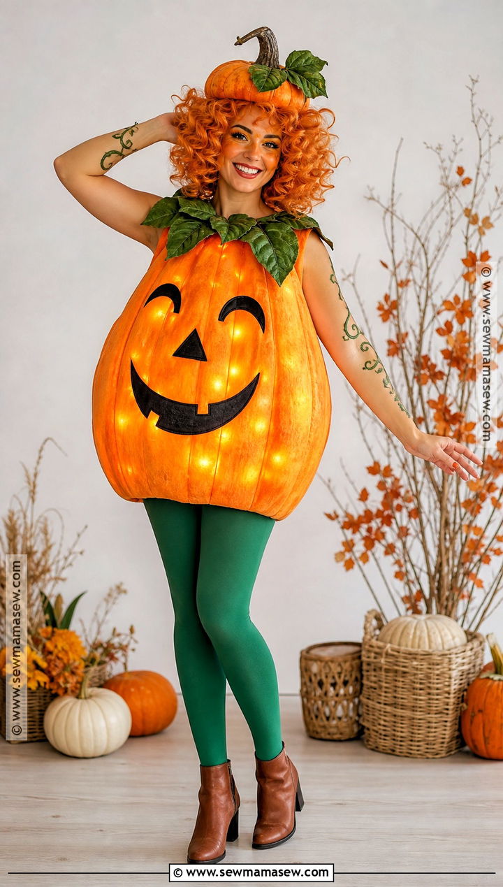 Light Up Pumpkin Costume - 30 light up costumes