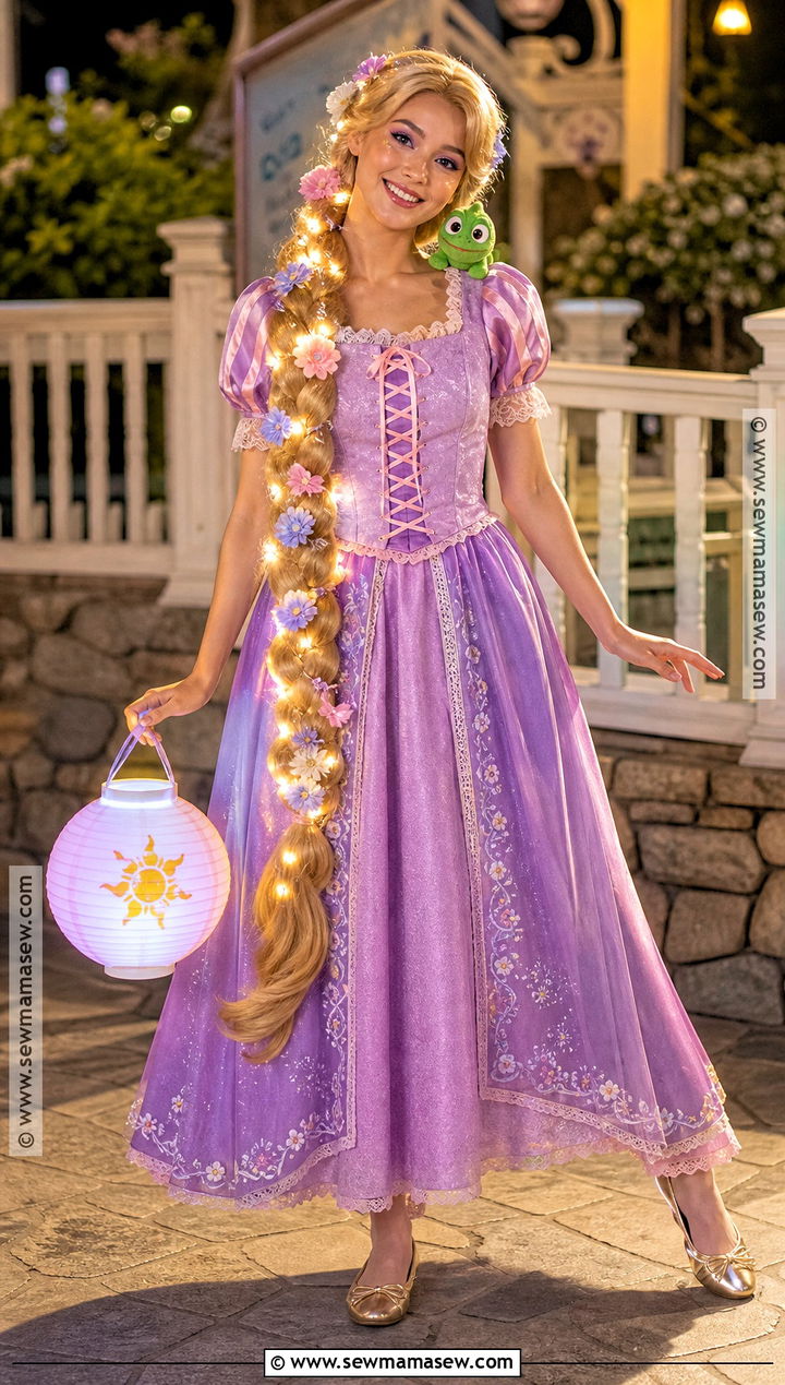 Light Up Rapunzel Costume - 40 repunzle costume idea