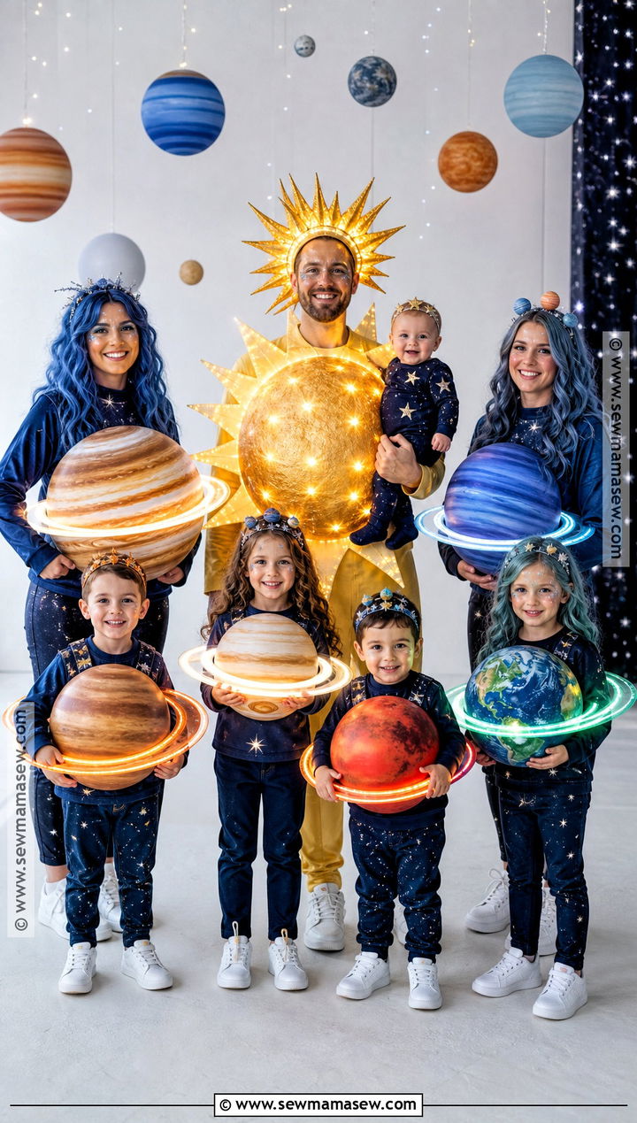 Light Up Solar System Family Costume - 30 light up costumes