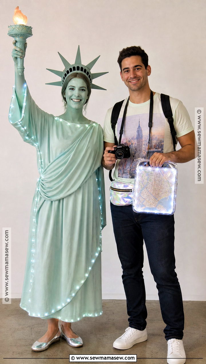 Light Up Statue Of Liberty And Tourist Costume - 30 statue of liberty and tourist costume ideas