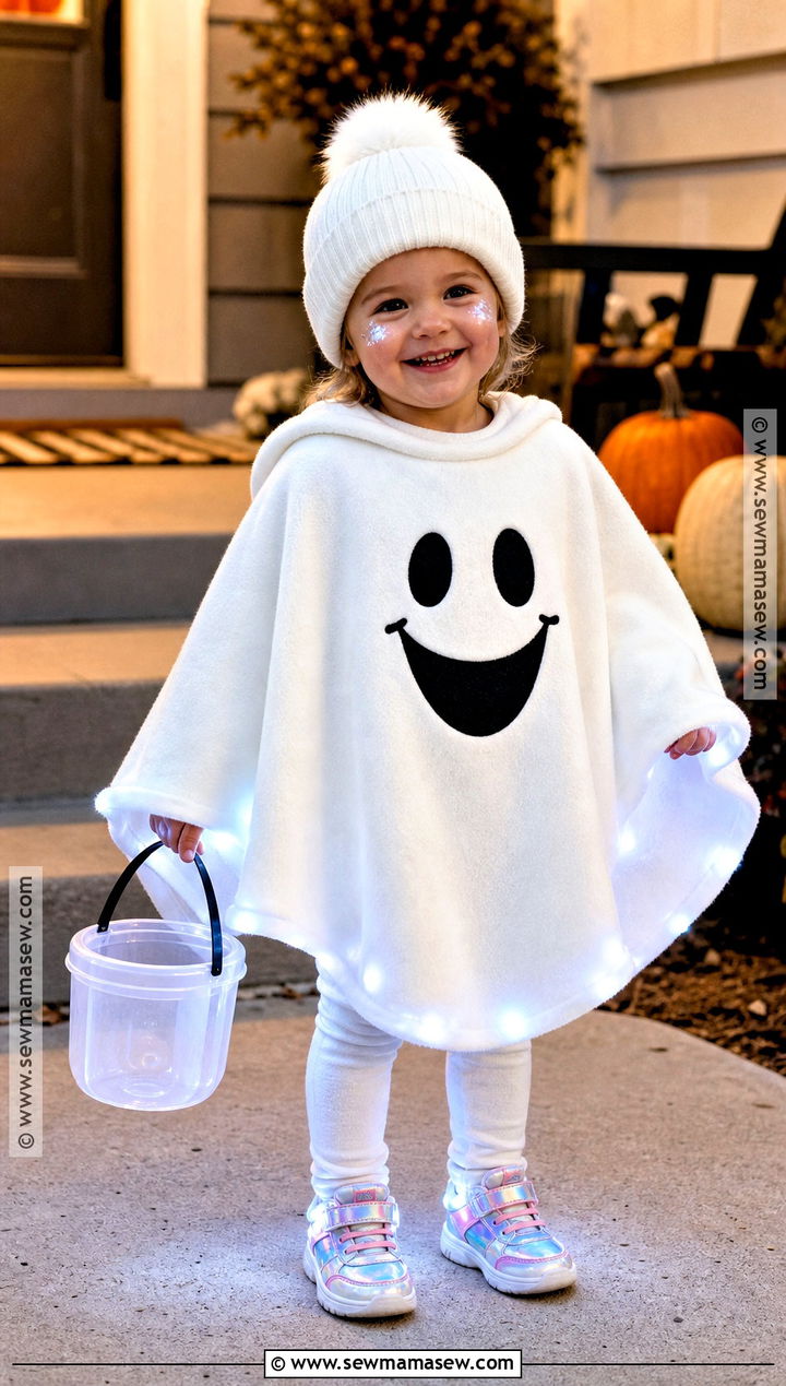 Light Up Toddler Ghost Costume - 30 toddler ghost costume ideas