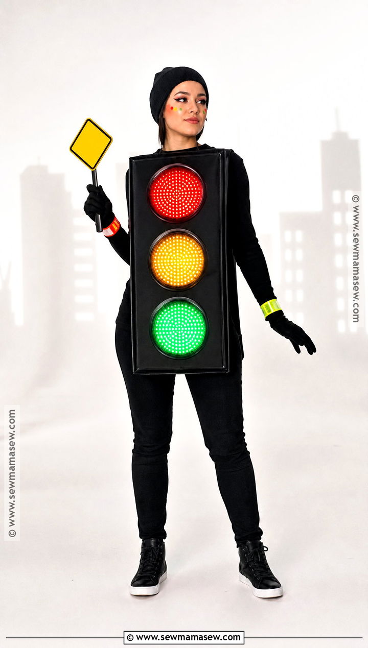 Light Up Traffic Light Costume - 30 light up costumes