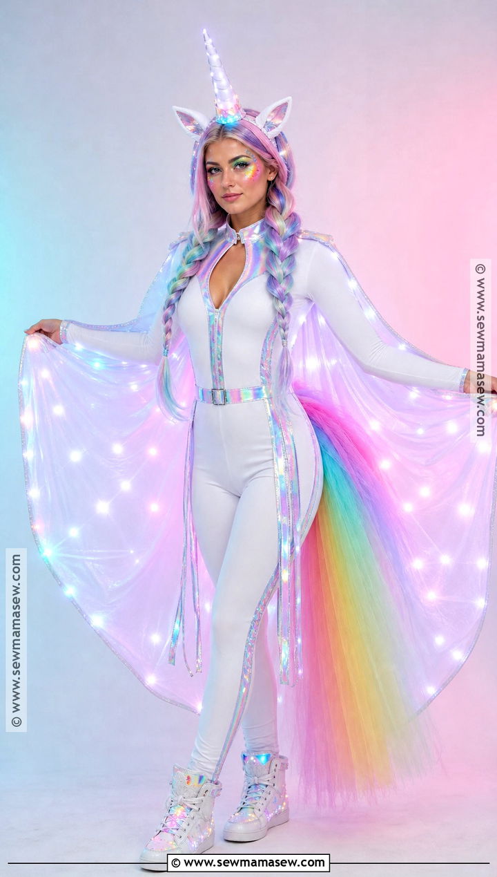 Light Up Unicorn Costume - 30 light up costumes