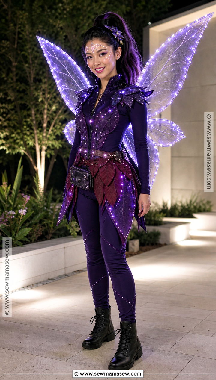 Light Up Vidia Costume With Glowing Wings - 35 vidia costume ideas