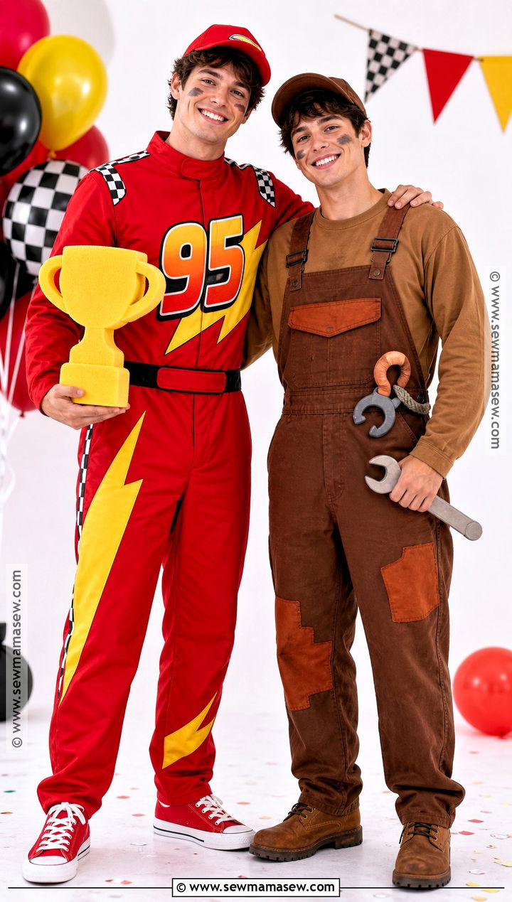 Lightning McQueen And Mater Duo Costume - 45 lightning mcqueen costume ideas