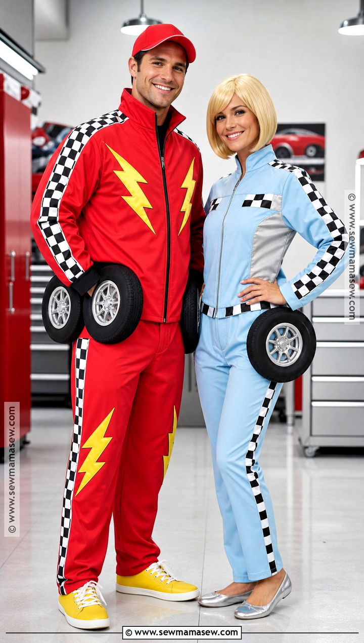 Lightning McQueen And Sally Costume - 30 disney duo costumes