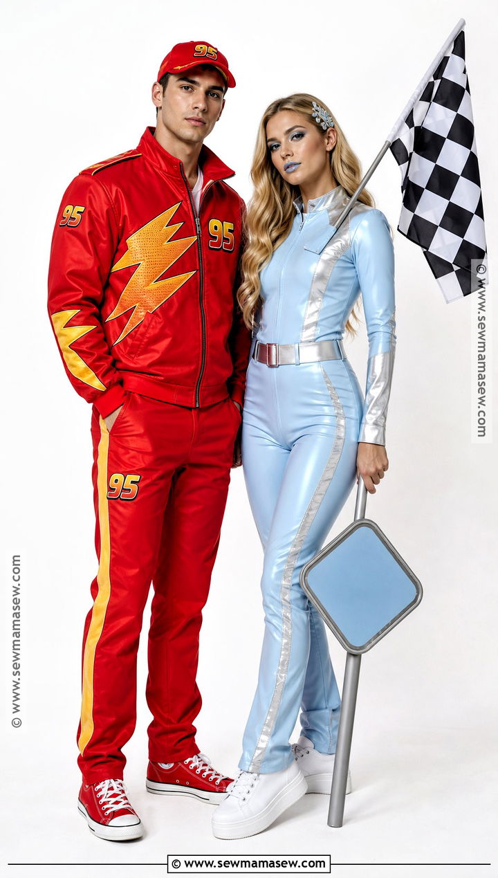 Lightning McQueen And Sally Couple Costume - 45 lightning mcqueen costume ideas