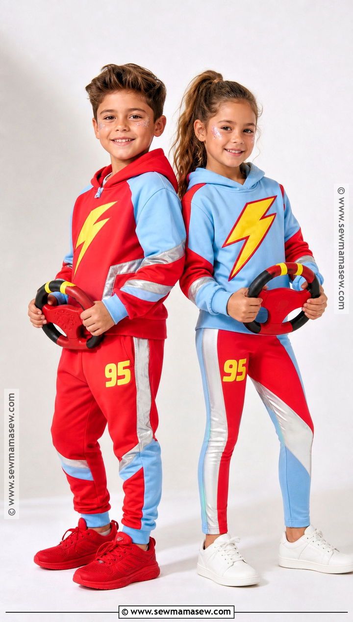 Lightning McQueen And Sally Sibling Costume - 45 lightning mcqueen costume ideas