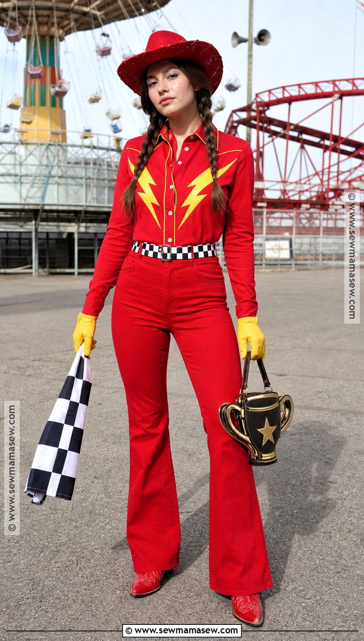 Lightning McQueen Cowgirl Costume - 30 Lightning Mcqueen Costume Ideas for Women