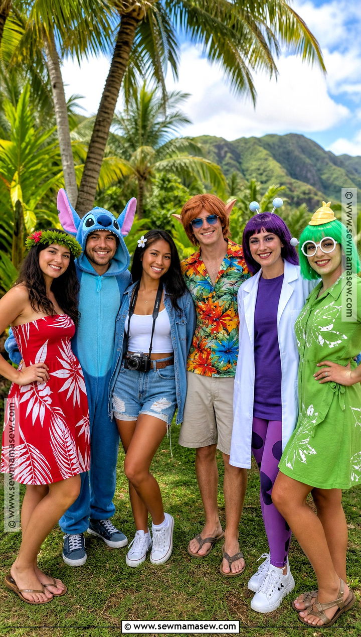 Lilo And Stitch Disney Group Costume - 30 disney group costumes